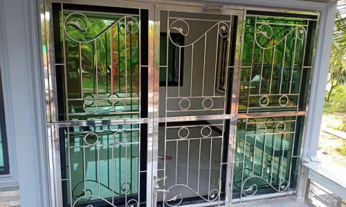 Steel door design, stainless steel (2)