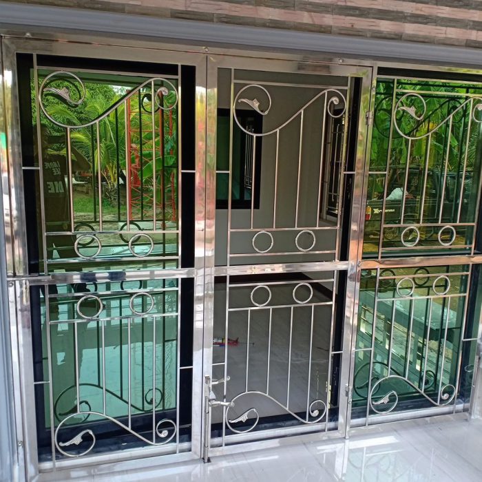 Steel door design, stainless steel (2)