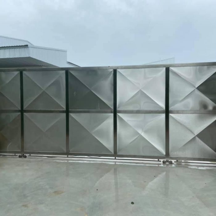 Steel door design, stainless steel (5)