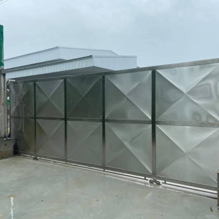Steel door design, stainless steel (6)