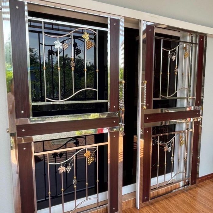 Steel door design, stainless steel (7)